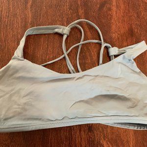 lululemon Free to Be Bra - Light Support A/B Cup Sz 8 Chambray